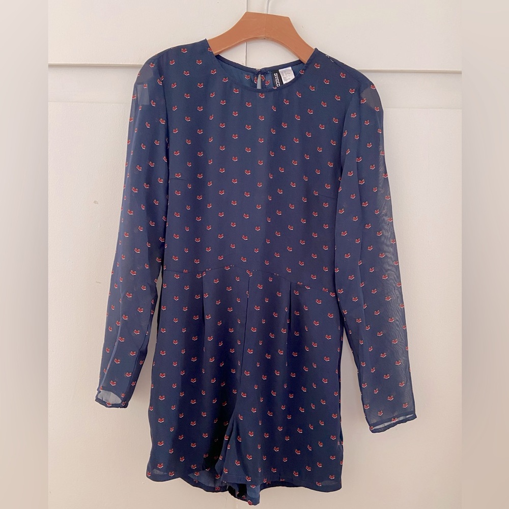 H&M Fox Print Romper